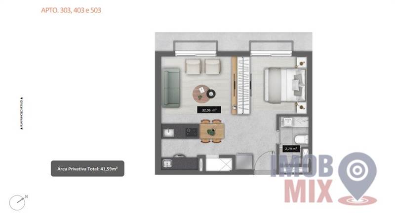 Apartamento a venda em Porto Alegre, bairro Boa Vista.