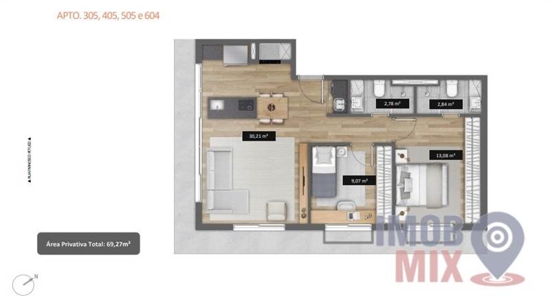 Apartamento 2 quartos  no Boa Vista